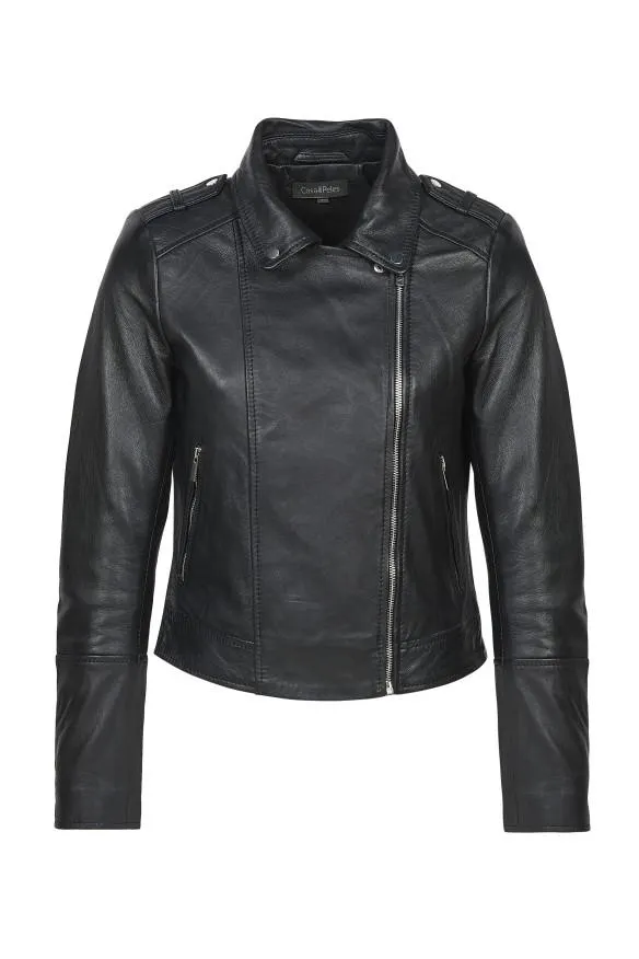 Blusão em pele Rosana