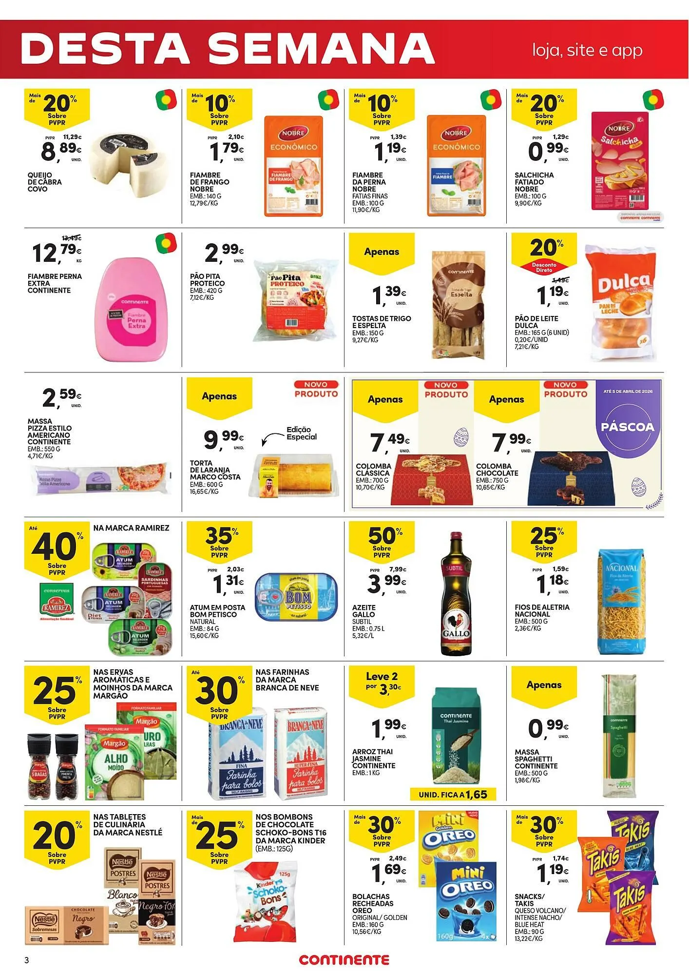 Folheto Folheto Continente de 20 de março até 23 de março 2026 - Pagina 3