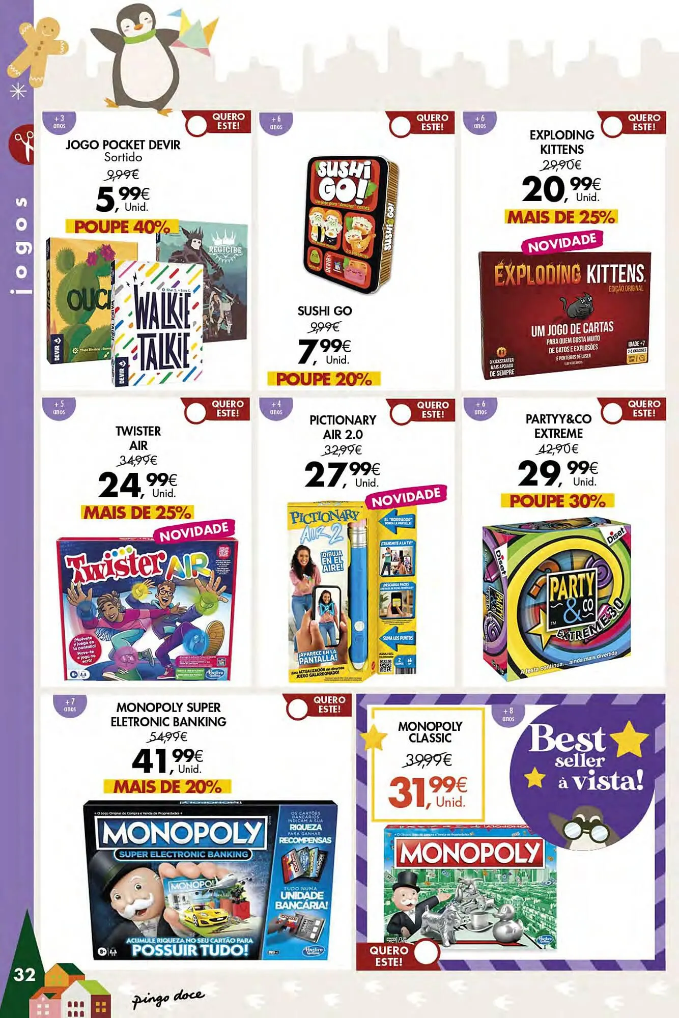 Folheto Folheto Pingo Doce de 16 de novembro até 24 de dezembro 2023 - Pagina 32