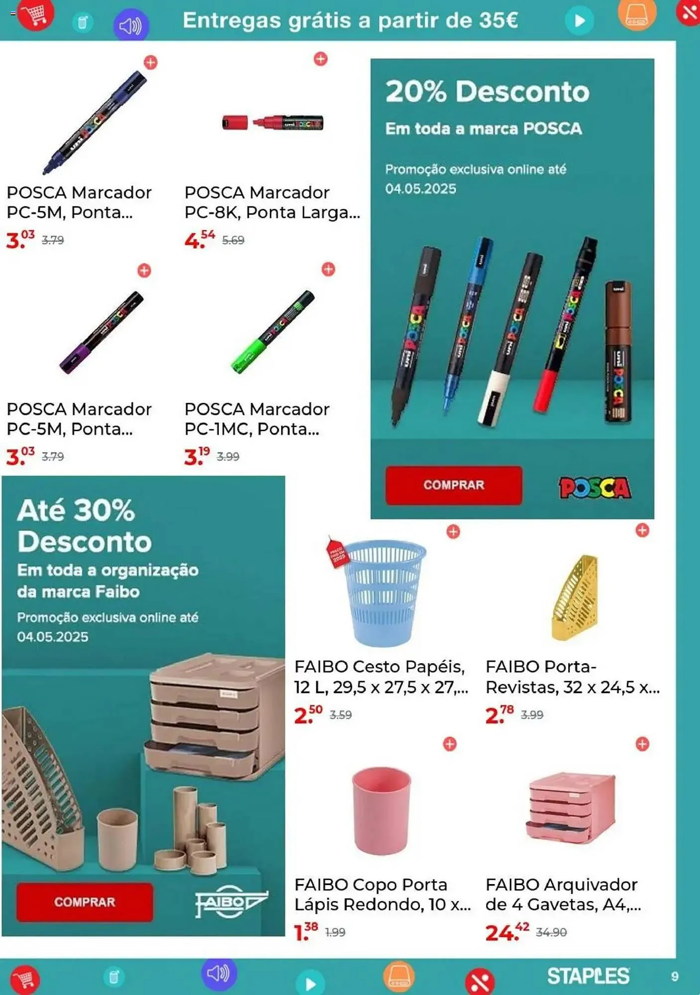 Folheto Folheto Staples de 9 de abril até 4 de maio 2025 - Pagina 3