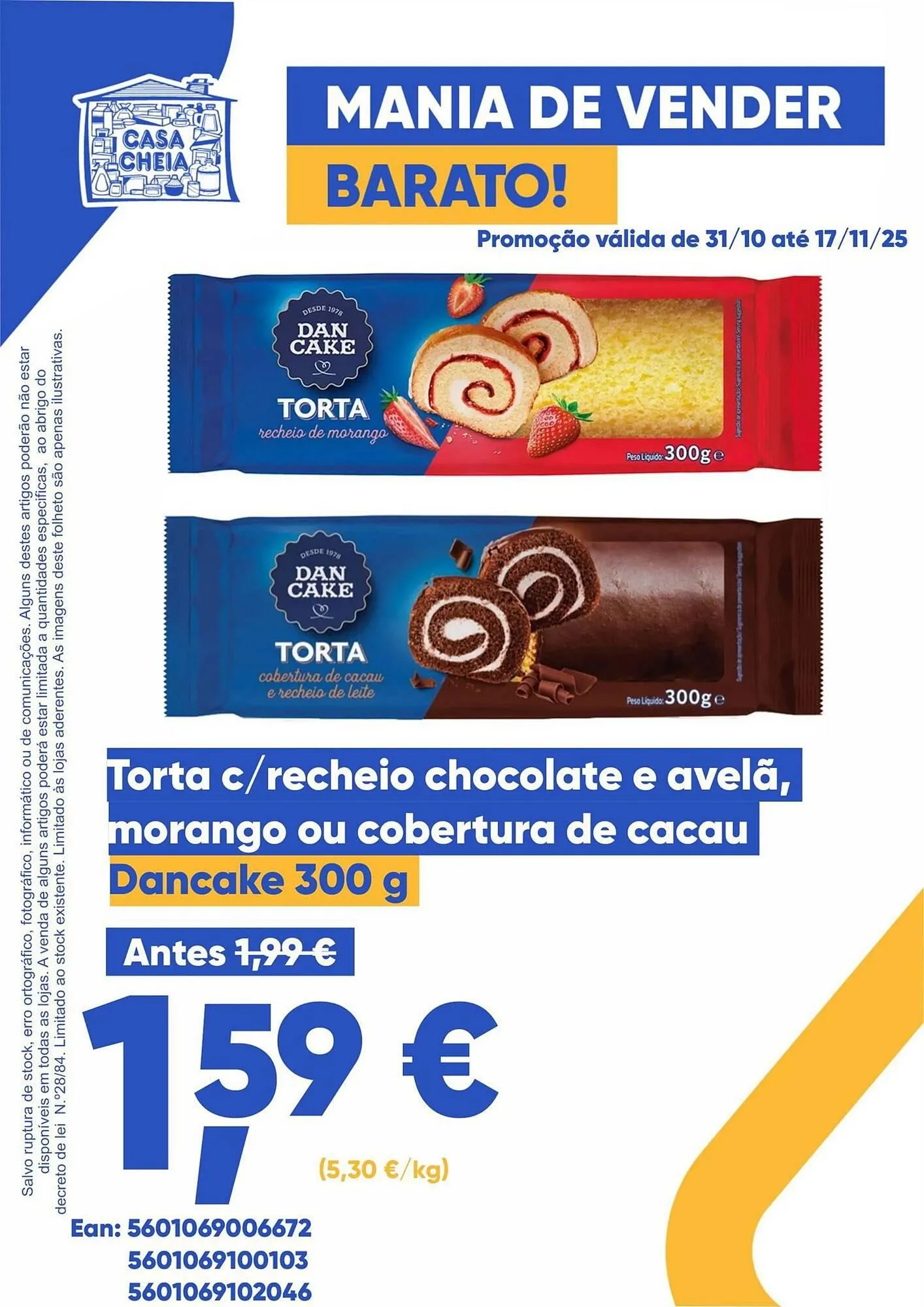 Folheto Folheto Casa Cheia de 31 de outubro até 24 de novembro 2025 - Pagina 1