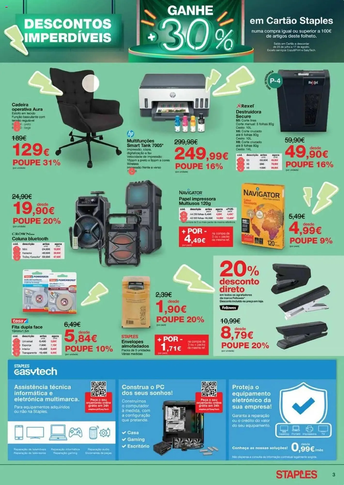 Folheto Folheto Staples de 10 de julho até 25 de julho 2025 - Pagina 3