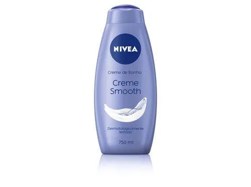 gel de banho creme smooth nivea 750 ml