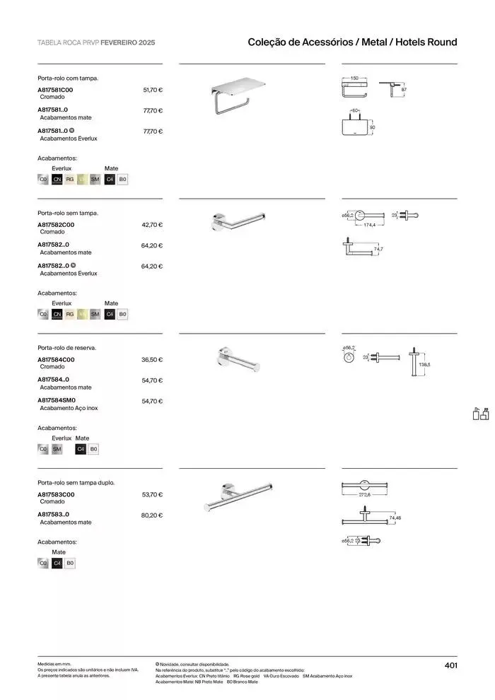 Folheto Soluções de Banho  de 6 de janeiro até 31 de dezembro 2025 - Pagina 403