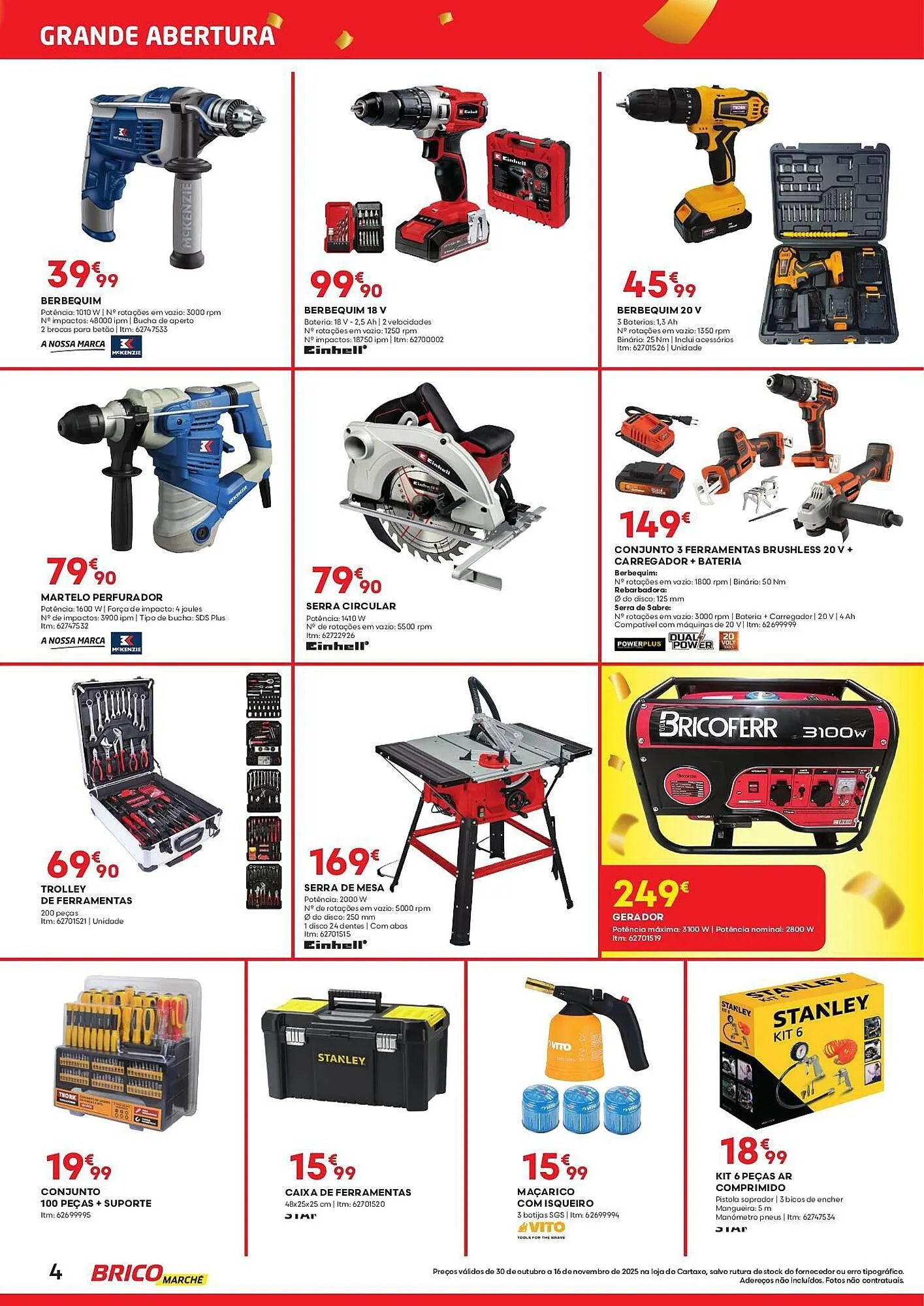Folheto Folheto Bricomarché de 30 de outubro até 16 de novembro 2025 - Pagina 4