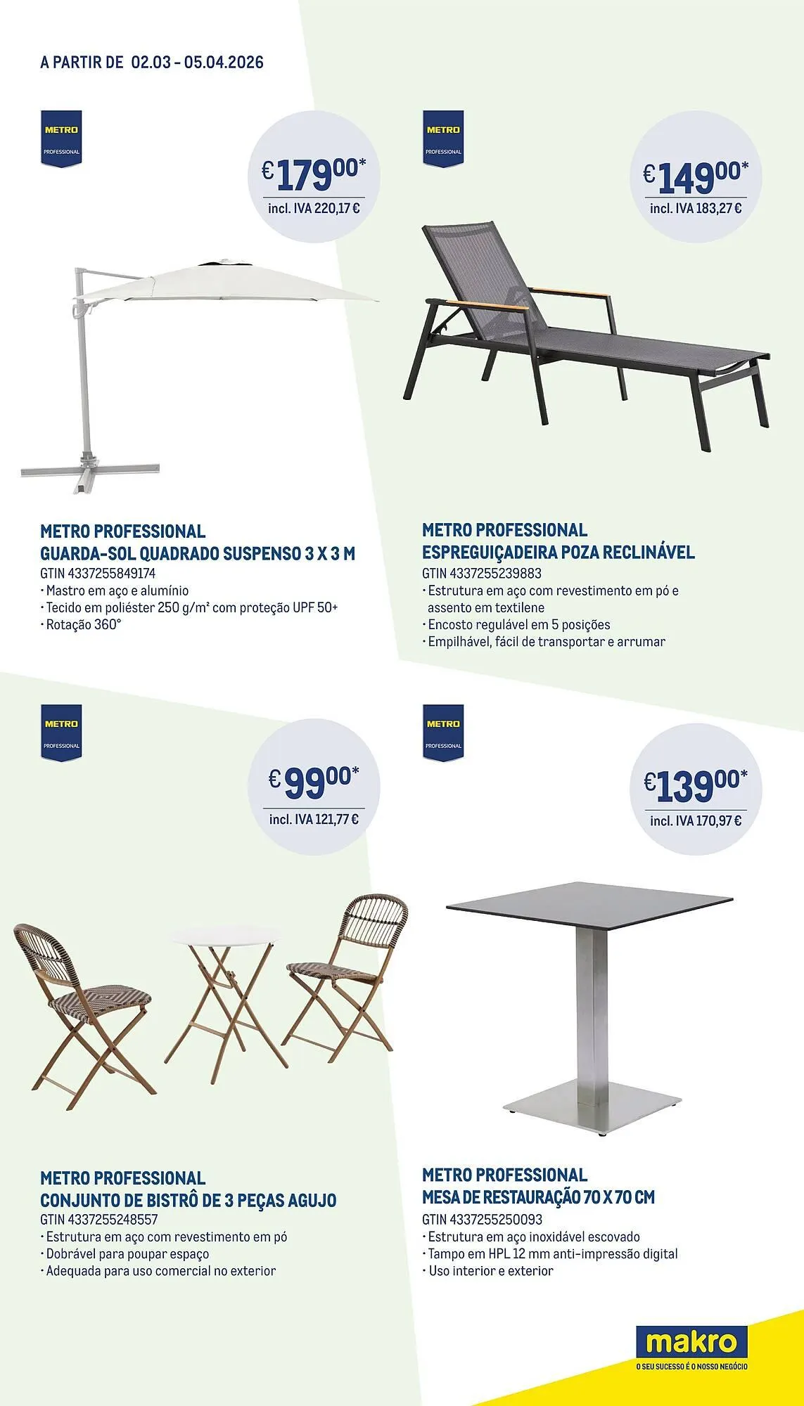 Folheto Catálogo Makro de 2 de março até 5 de abril 2026 - Pagina 3