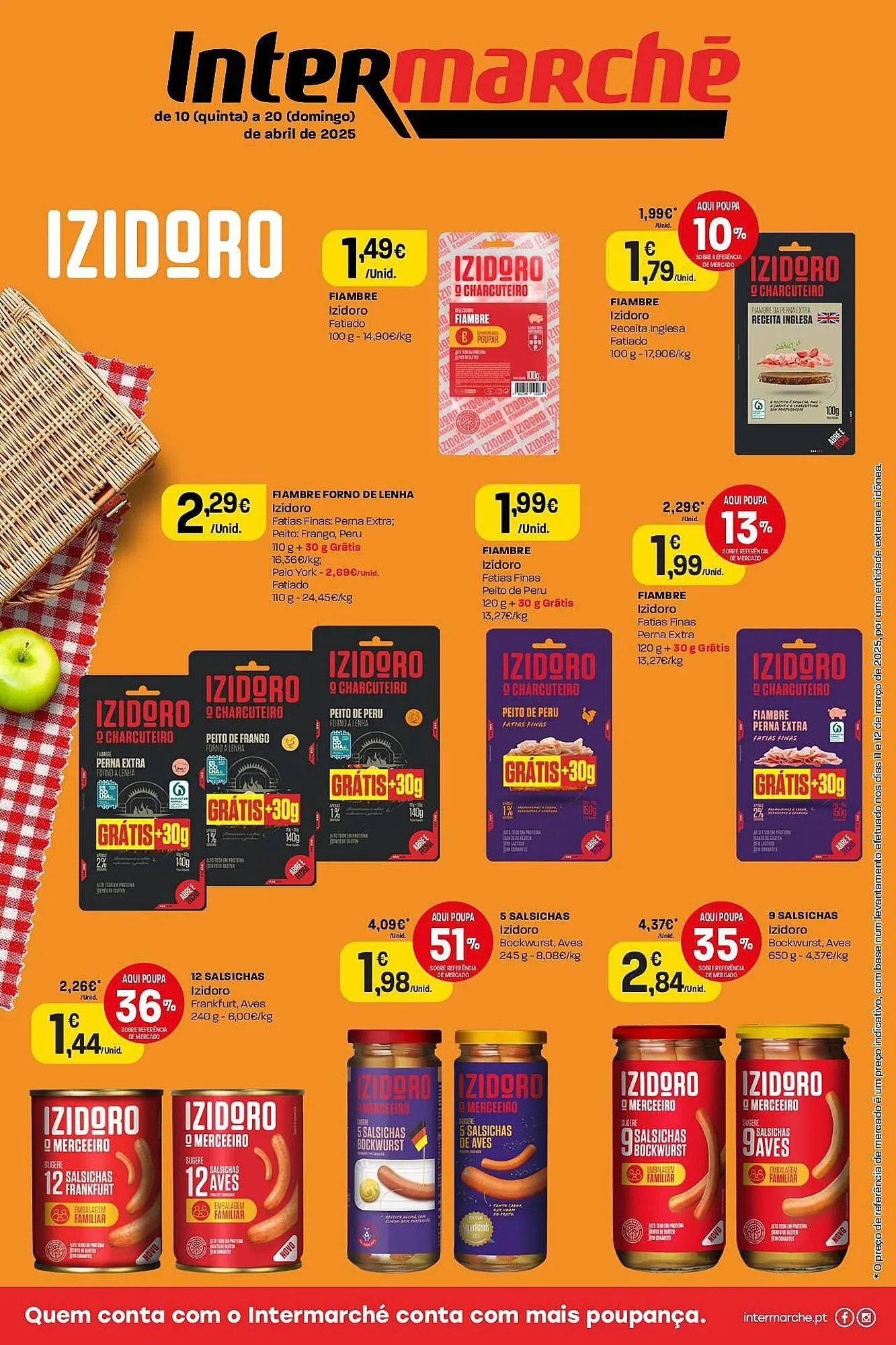Folheto Folheto Intermarché de 10 de abril até 20 de abril 2025 - Pagina 1