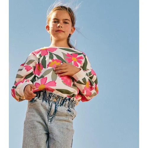 Sweat estampada em moletão