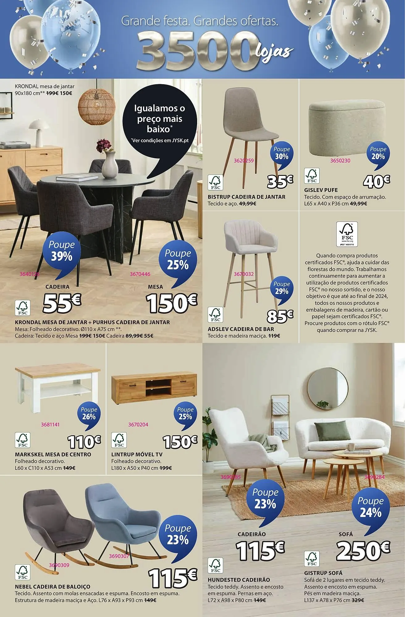 Folheto Folheto JYSK de 17 de outubro até 1 de novembro 2024 - Pagina 4