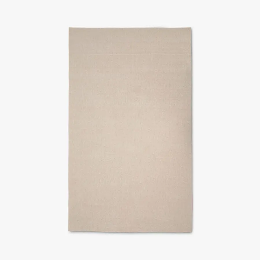 Tapete de viscose bege 70x110cm MIRA