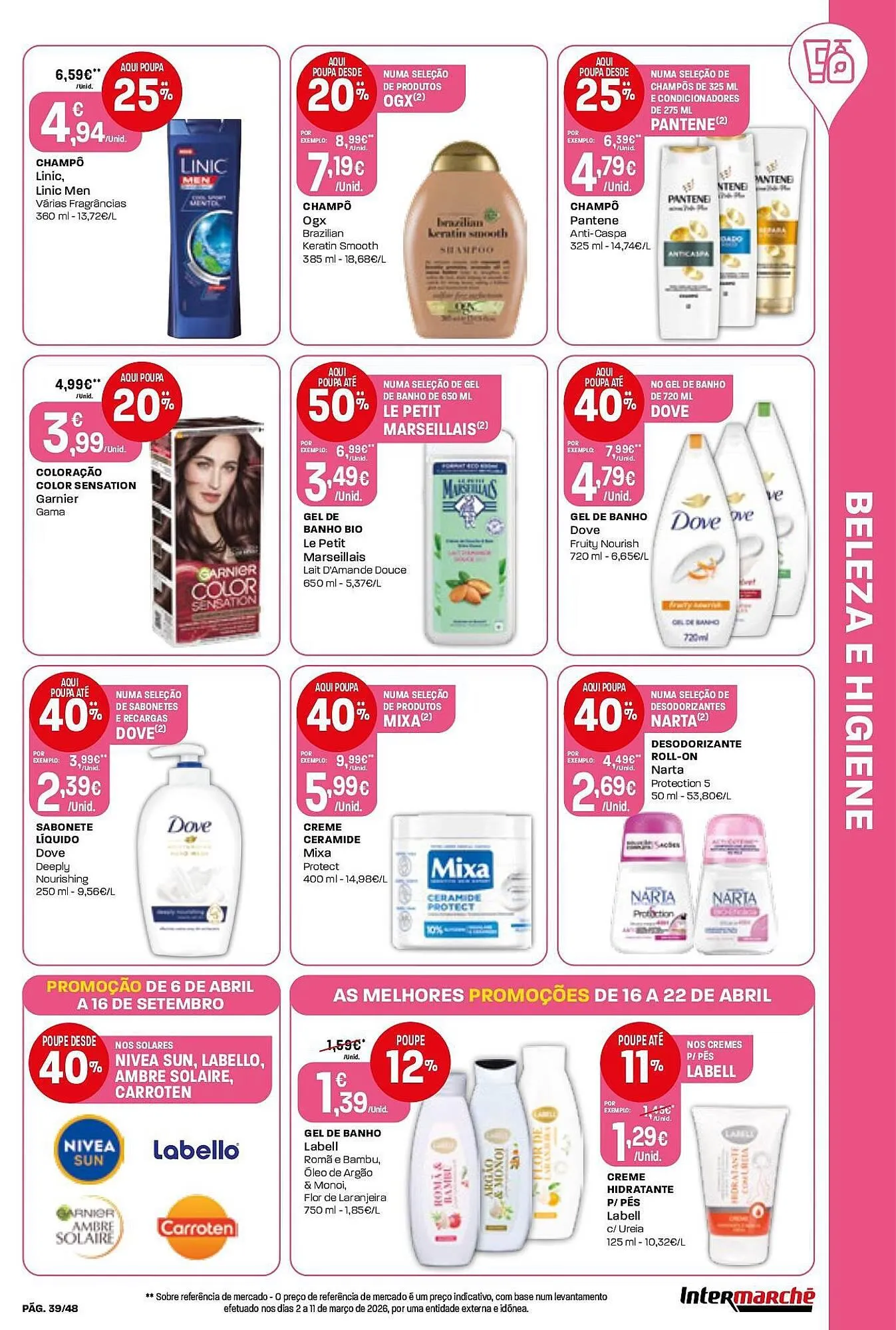 Folheto Folheto Intermarché de 16 de abril até 22 de abril 2026 - Pagina 39