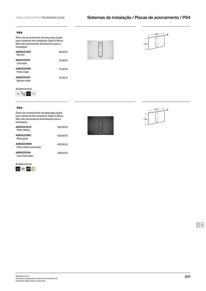 Folheto Soluções de Banho de 6 de janeiro até 31 de dezembro 2025 - Pagina 509