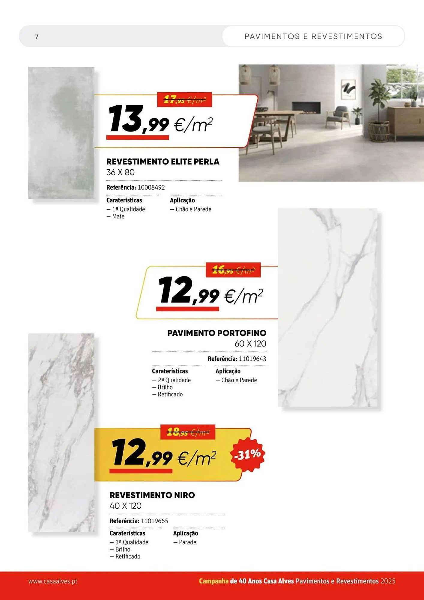 Folheto Folheto Casa Alves de 1 de abril até 31 de agosto 2025 - Pagina 7