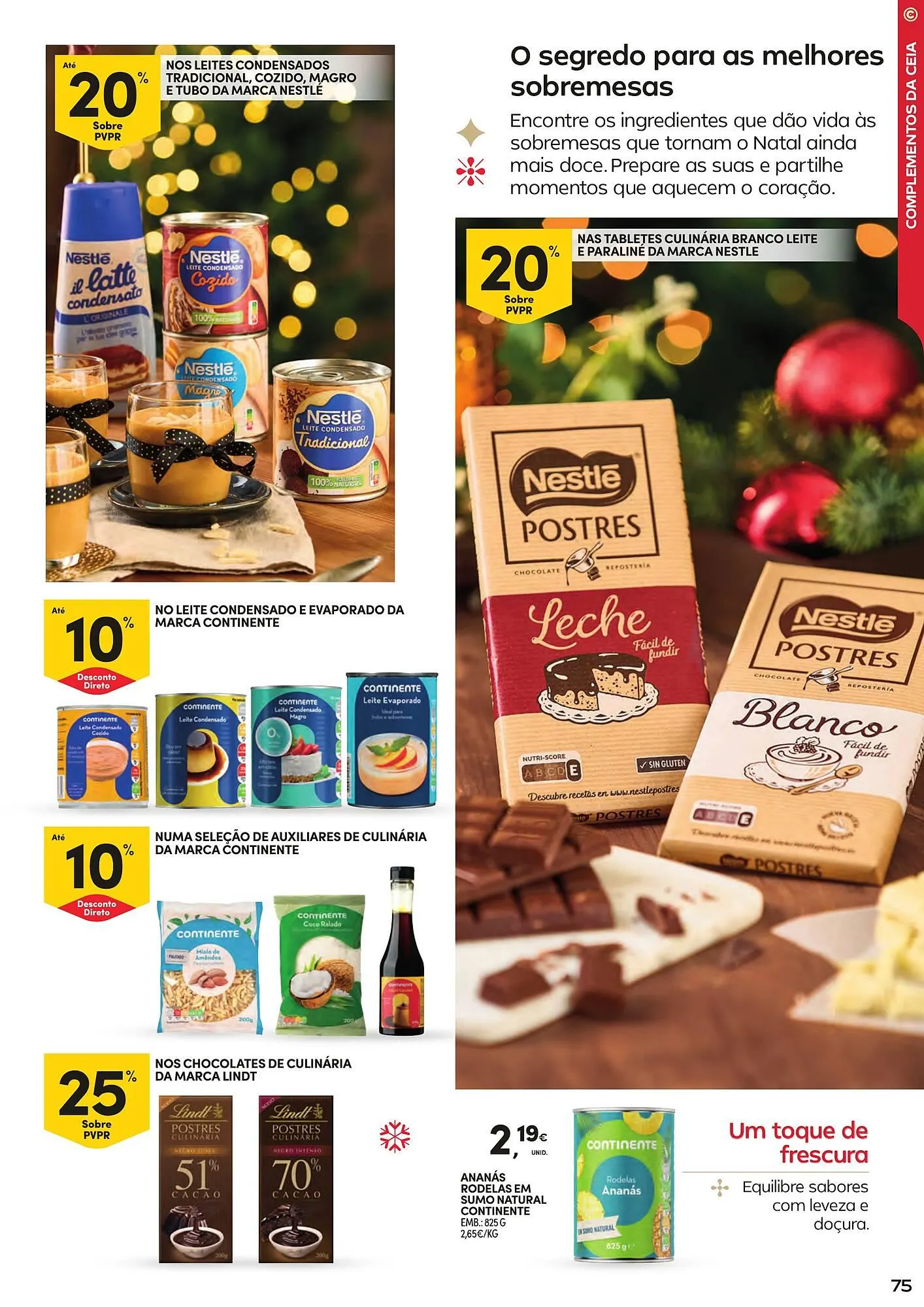 Folheto Folheto Continente de 18 de novembro até 24 de dezembro 2025 - Pagina 75