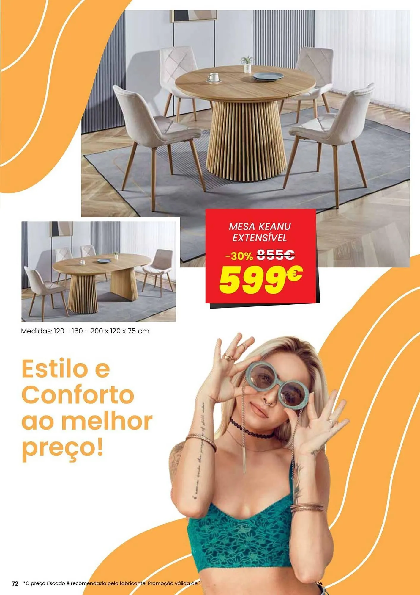 Folheto Folheto Hiper Centro do Móvel de 1 de julho até 31 de julho 2025 - Pagina 72