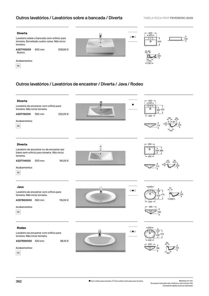 Folheto Soluções de Banho de 6 de janeiro até 31 de dezembro 2025 - Pagina 364