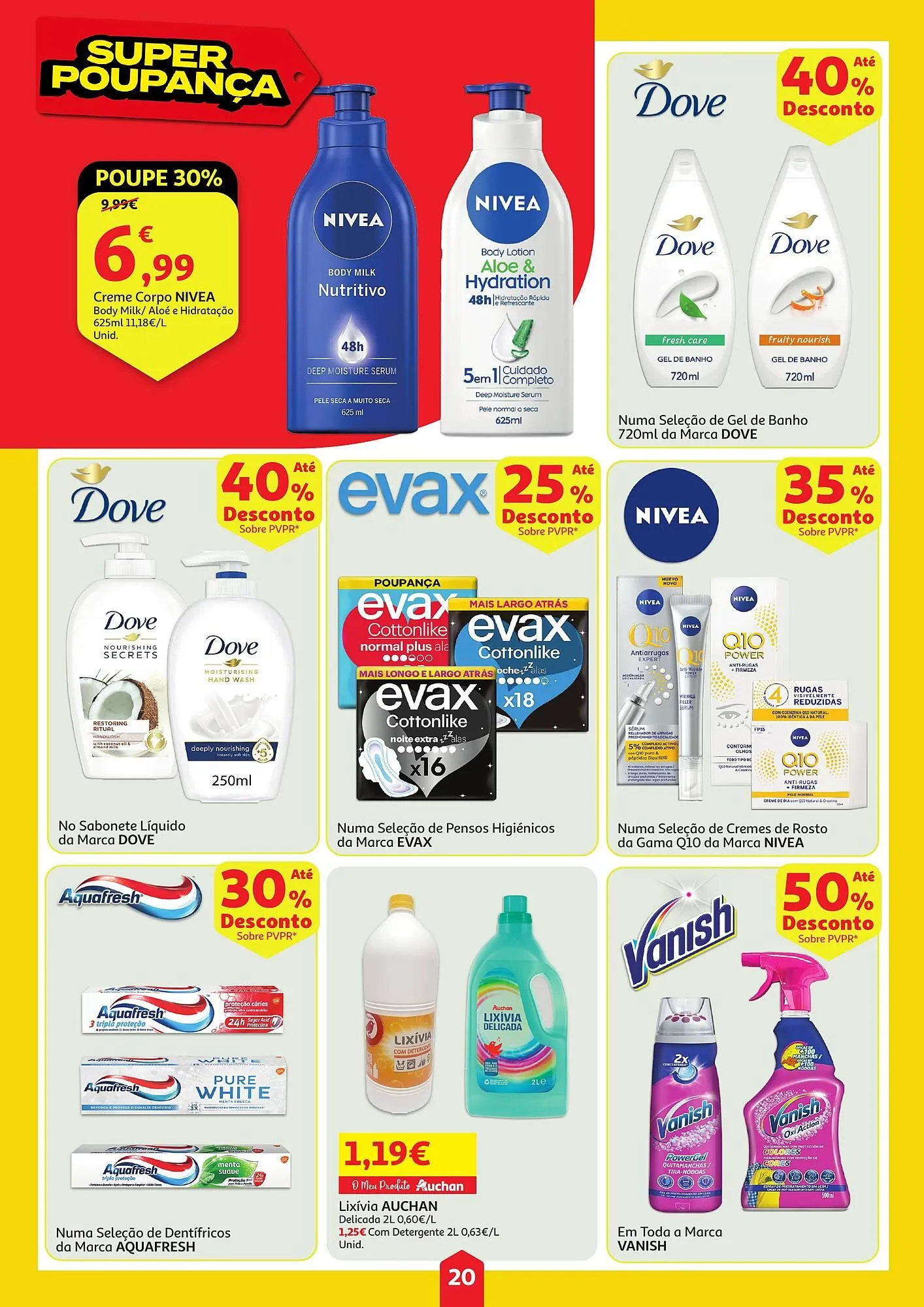 Folheto Folheto Auchan de 10 de abril até 16 de abril 2025 - Pagina 20