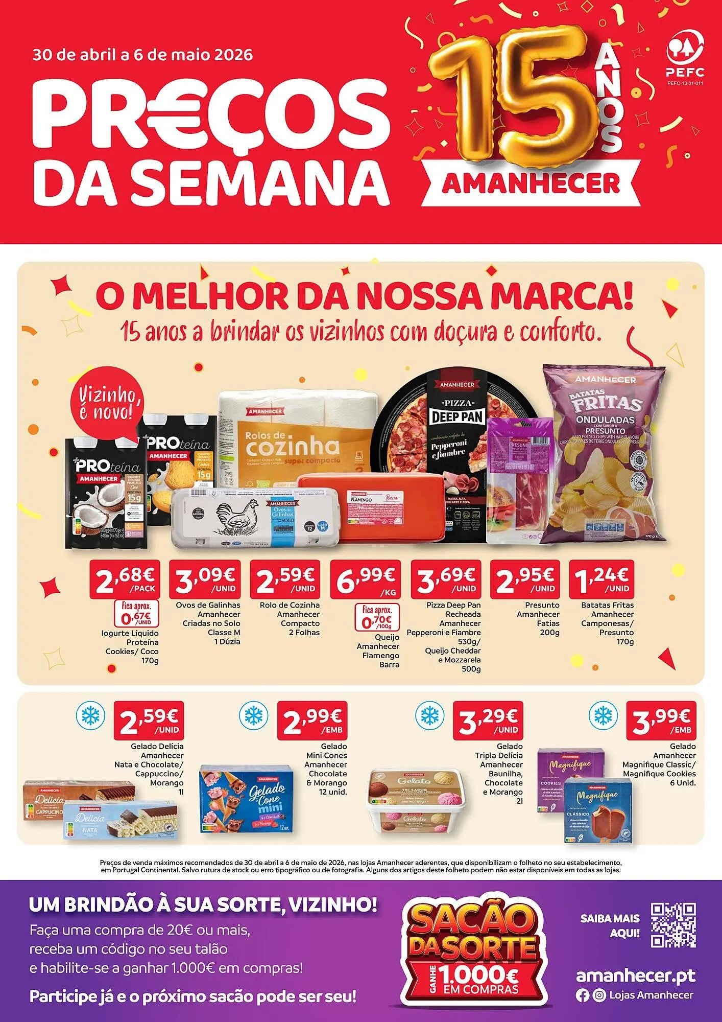 Folheto Folheto Amanhecer de 30 de abril até 6 de maio 2026 - Pagina 1