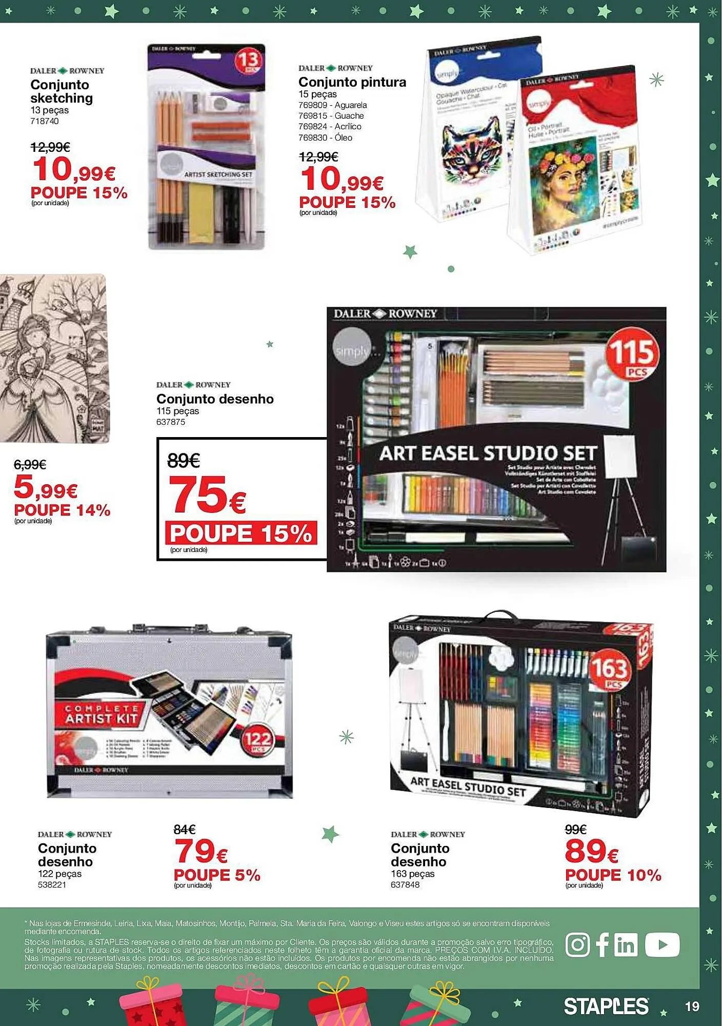 Folheto Folheto Staples de 29 de novembro até 24 de dezembro 2023 - Pagina 19