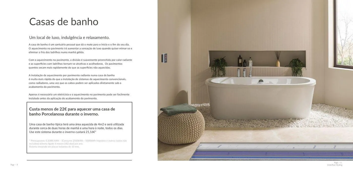 Folheto Aquecimento por pavimento radiante de 11 de março até 31 de dezembro 2024 - Pagina 3