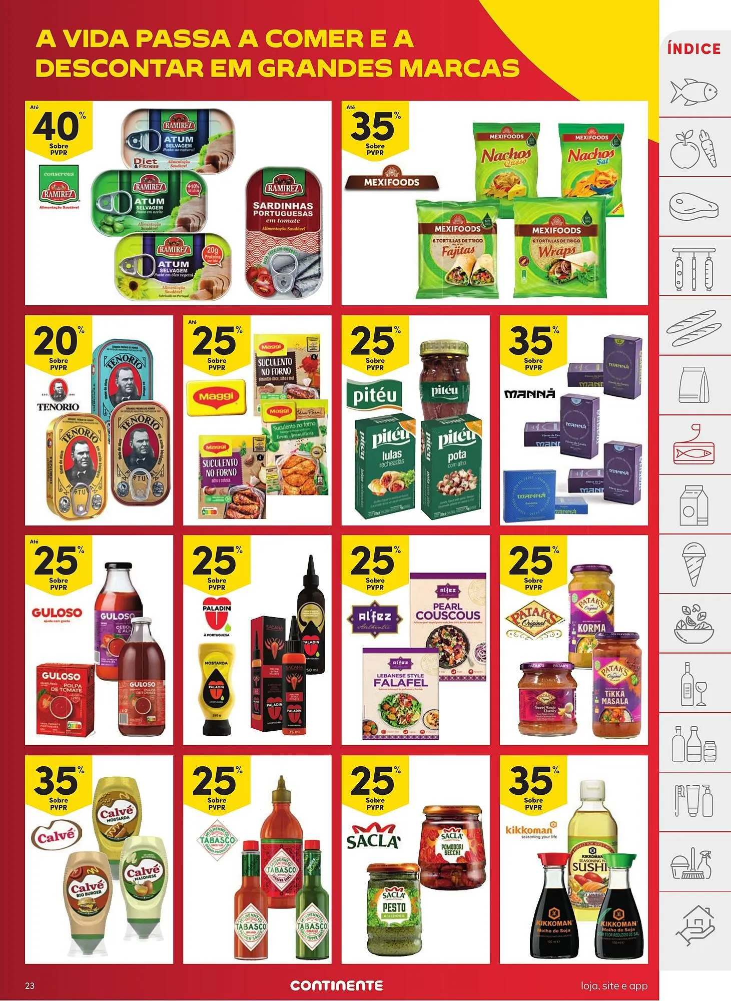 Folheto Folheto Continente de 18 de março até 24 de março 2025 - Pagina 23