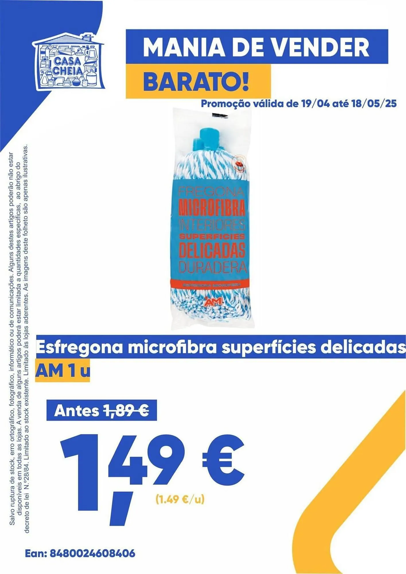 Folheto Folheto Casa Cheia de 19 de abril até 18 de maio 2025 - Pagina 1