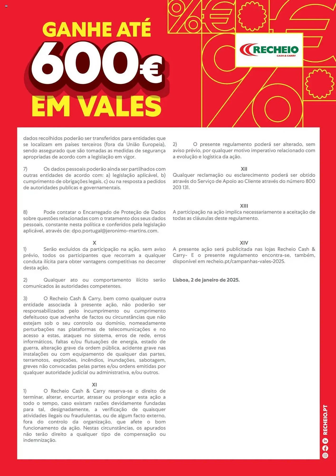 Folheto Folheto Recheio de 2 de janeiro até 31 de março 2025 - Pagina 3