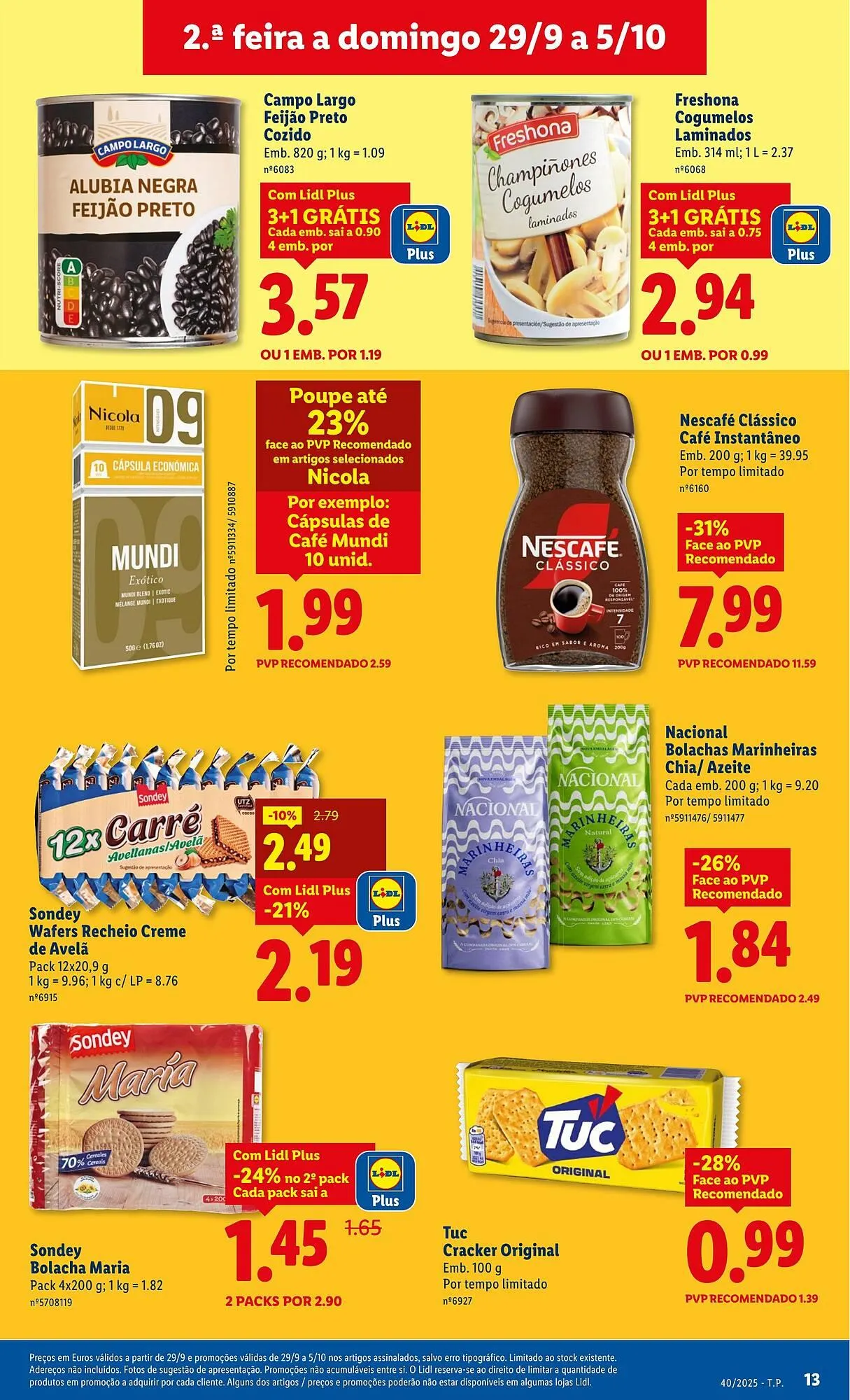 Folheto Folheto Lidl de 29 de setembro até 5 de outubro 2025 - Pagina 13