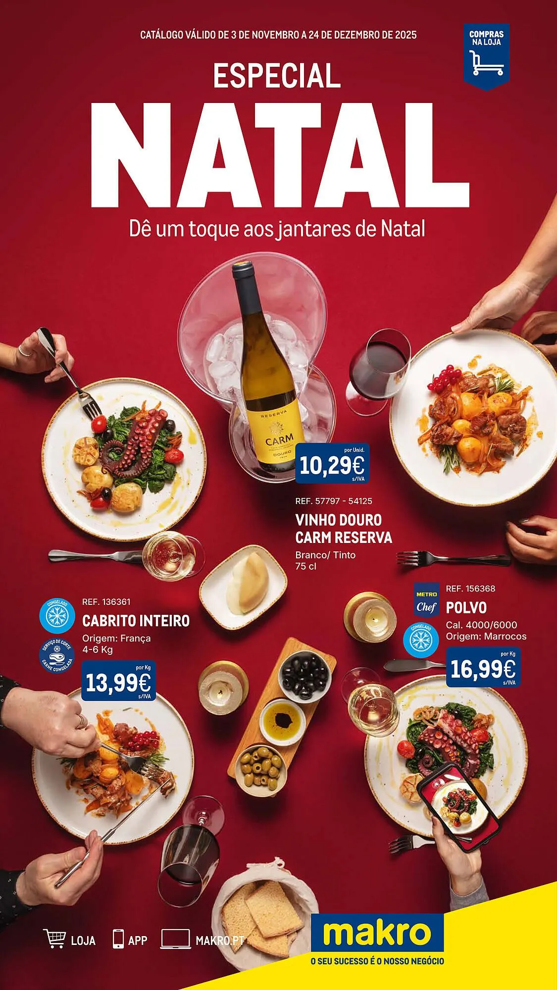 Folheto Catálogo Makro de 3 de novembro até 24 de dezembro 2025 - Pagina 1