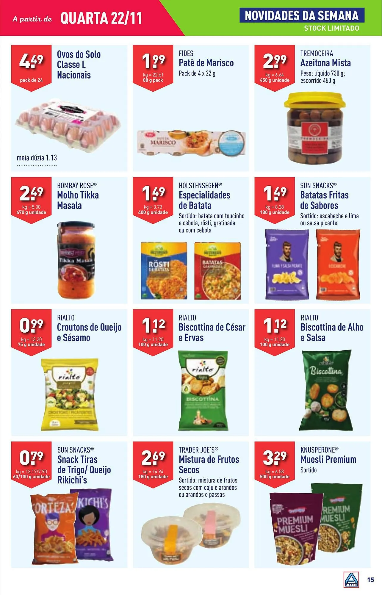 Folheto Folheto ALDI de 22 de novembro até 28 de novembro 2023 - Pagina 15