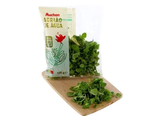 agrião auchan folha baby 125g