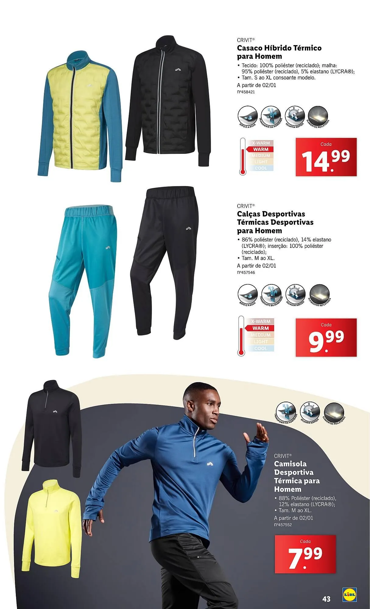 Folheto Folheto Lidl de 2 de janeiro até 6 de março 2025 - Pagina 43