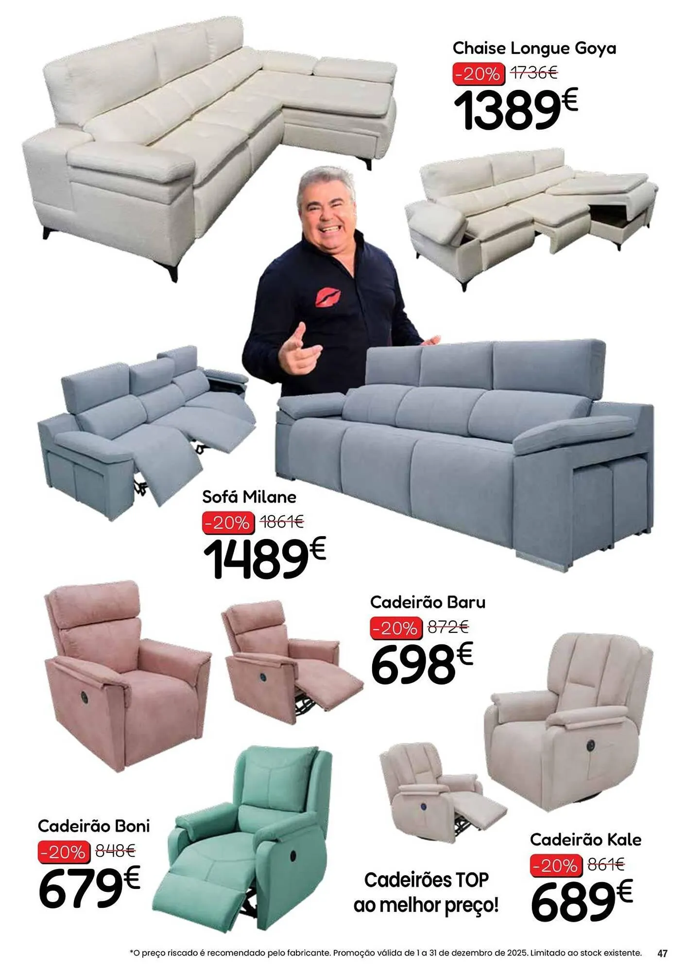 Folheto Folheto Hiper Centro do Móvel de 4 de dezembro até 31 de dezembro 2025 - Pagina 47