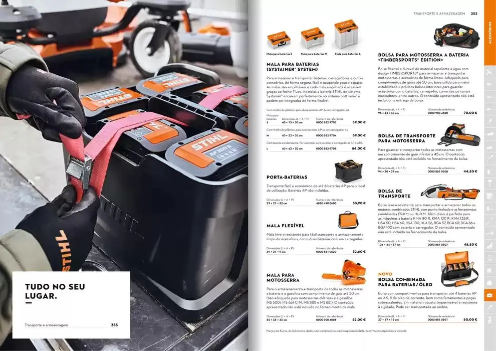 Folheto Catálogo STIHL 2025 de 29 de janeiro até 31 de dezembro 2025 - Pagina 177