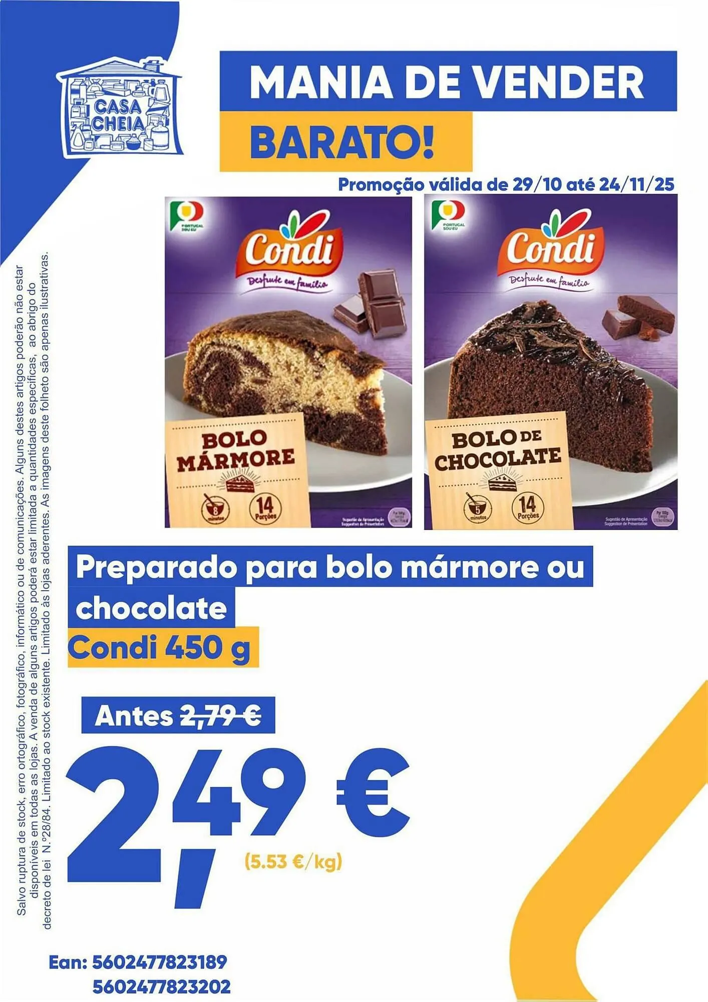 Folheto Folheto Casa Cheia de 29 de outubro até 24 de novembro 2025 - Pagina 1