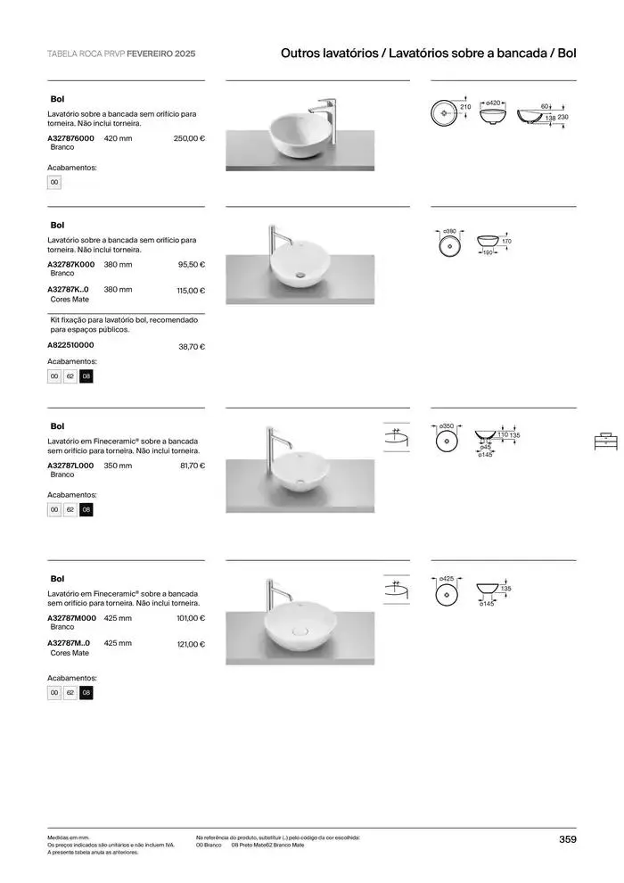 Folheto Soluções de Banho  de 6 de janeiro até 31 de dezembro 2025 - Pagina 361