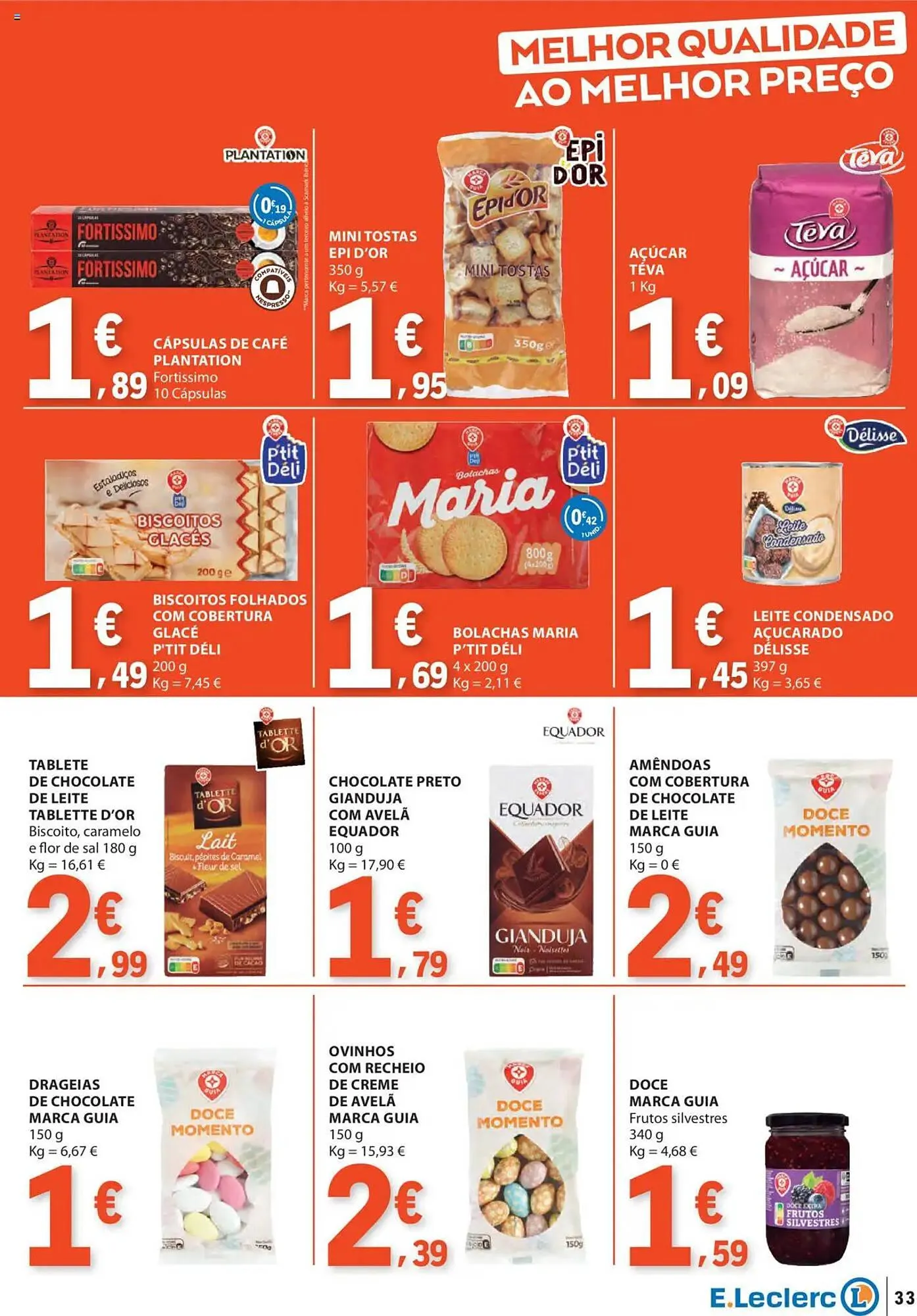 Folheto Folheto E.Leclerc de 3 de abril até 9 de abril 2025 - Pagina 33