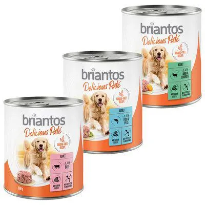 Briantos Delicious 6 x 800 g comida húmida em promoção: 5 + 1 grátis!