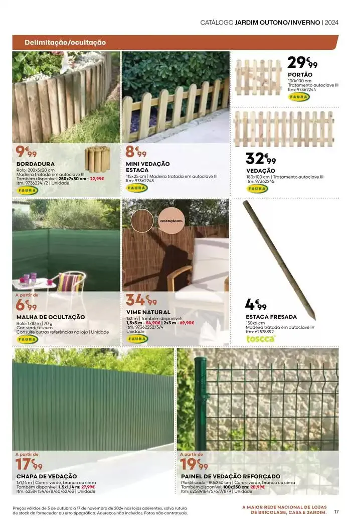 Folheto Folheto Digital - Jardim Outono/Inverno 24p Nacional de 3 de outubro até 17 de novembro 2024 - Pagina 17