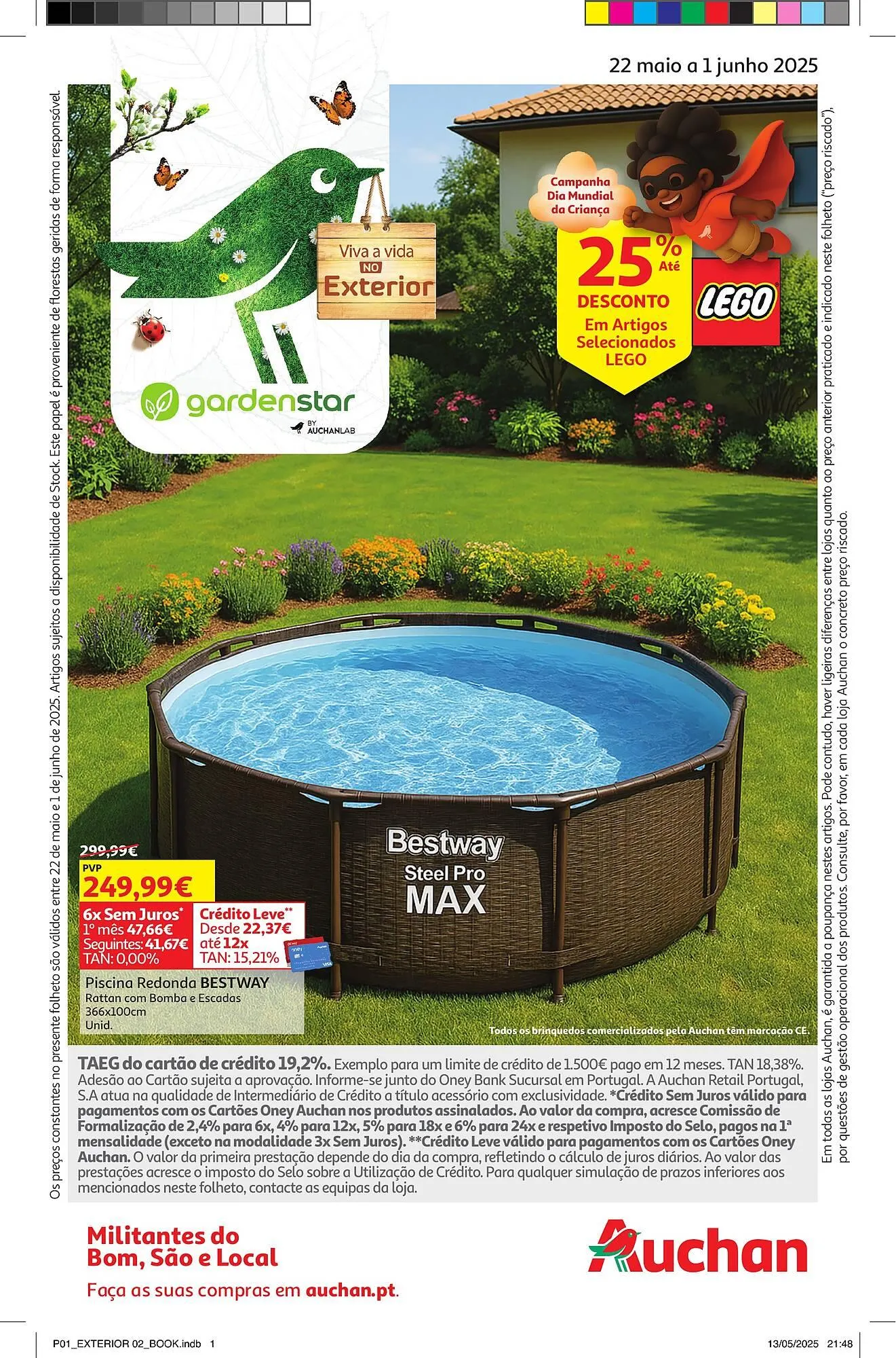 Folheto Folheto Auchan de 22 de maio até 1 de junho 2025 - Pagina 1