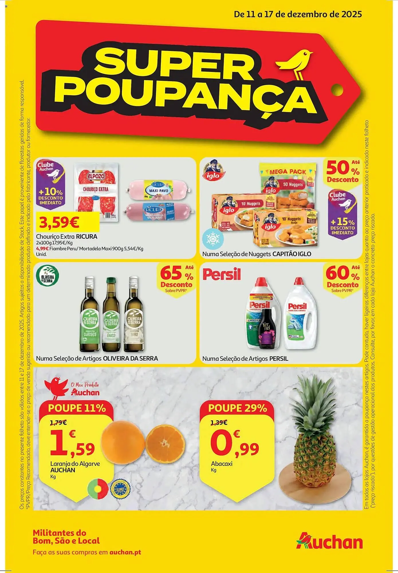 Folheto Folheto Auchan de 11 de dezembro até 18 de dezembro 2025 - Pagina 1
