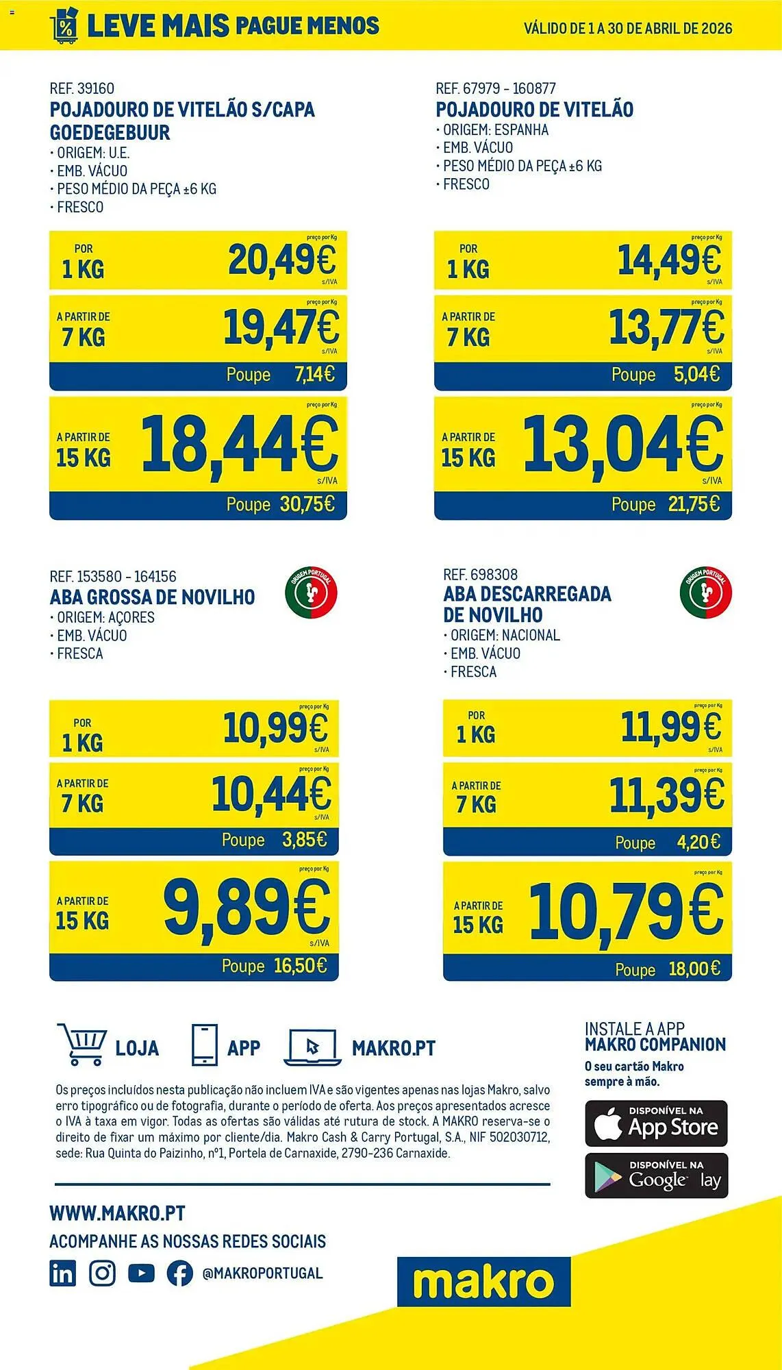 Folheto Catálogo Makro de 1 de abril até 1 de maio 2026 - Pagina 7