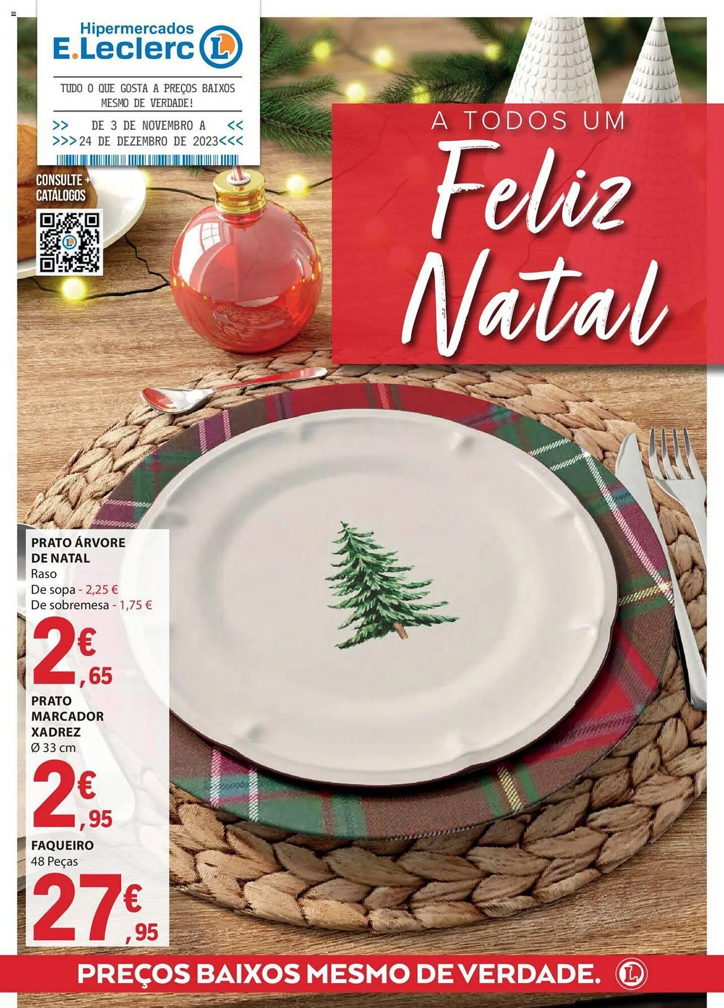 Folheto Folheto E.Leclerc de 3 de novembro até 24 de dezembro 2023 - Pagina 1