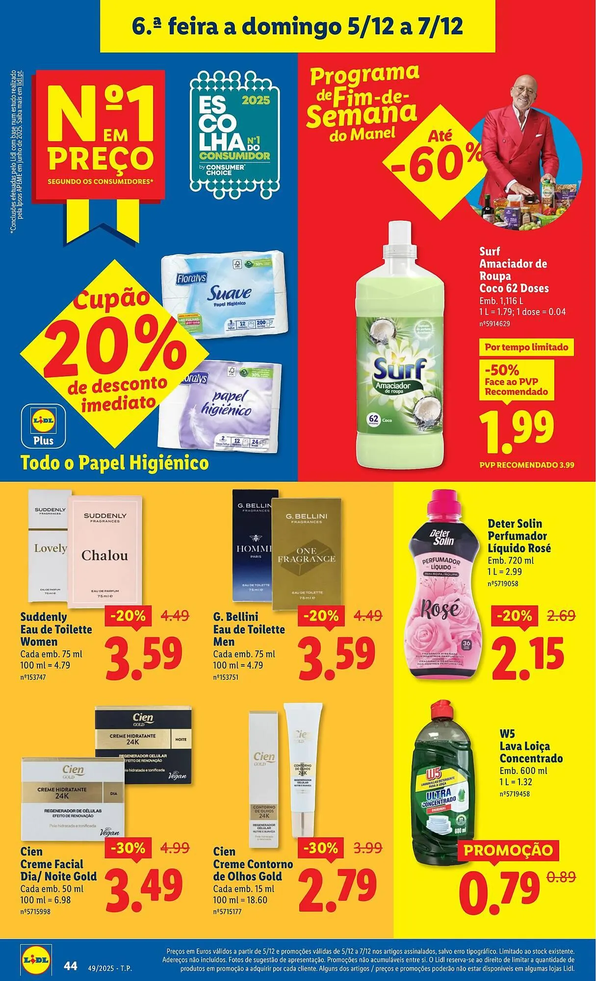 Folheto Folheto Lidl de 1 de dezembro até 7 de dezembro 2025 - Pagina 44