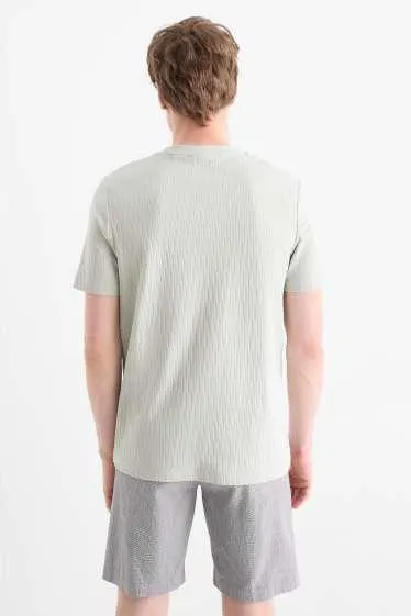T-shirt - regular fit - textured