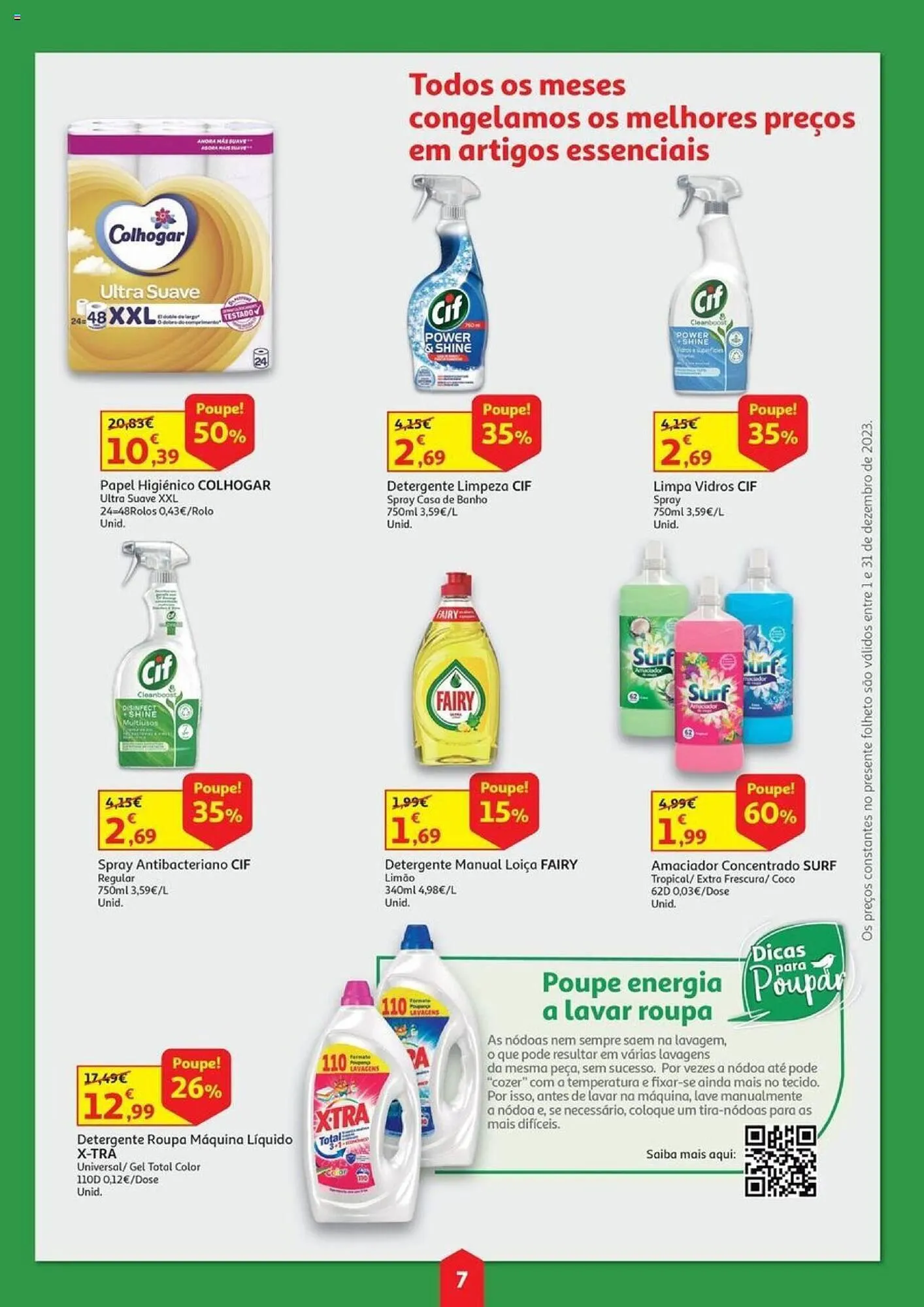 Folheto Folheto Auchan de 1 de dezembro até 31 de dezembro 2023 - Pagina 7