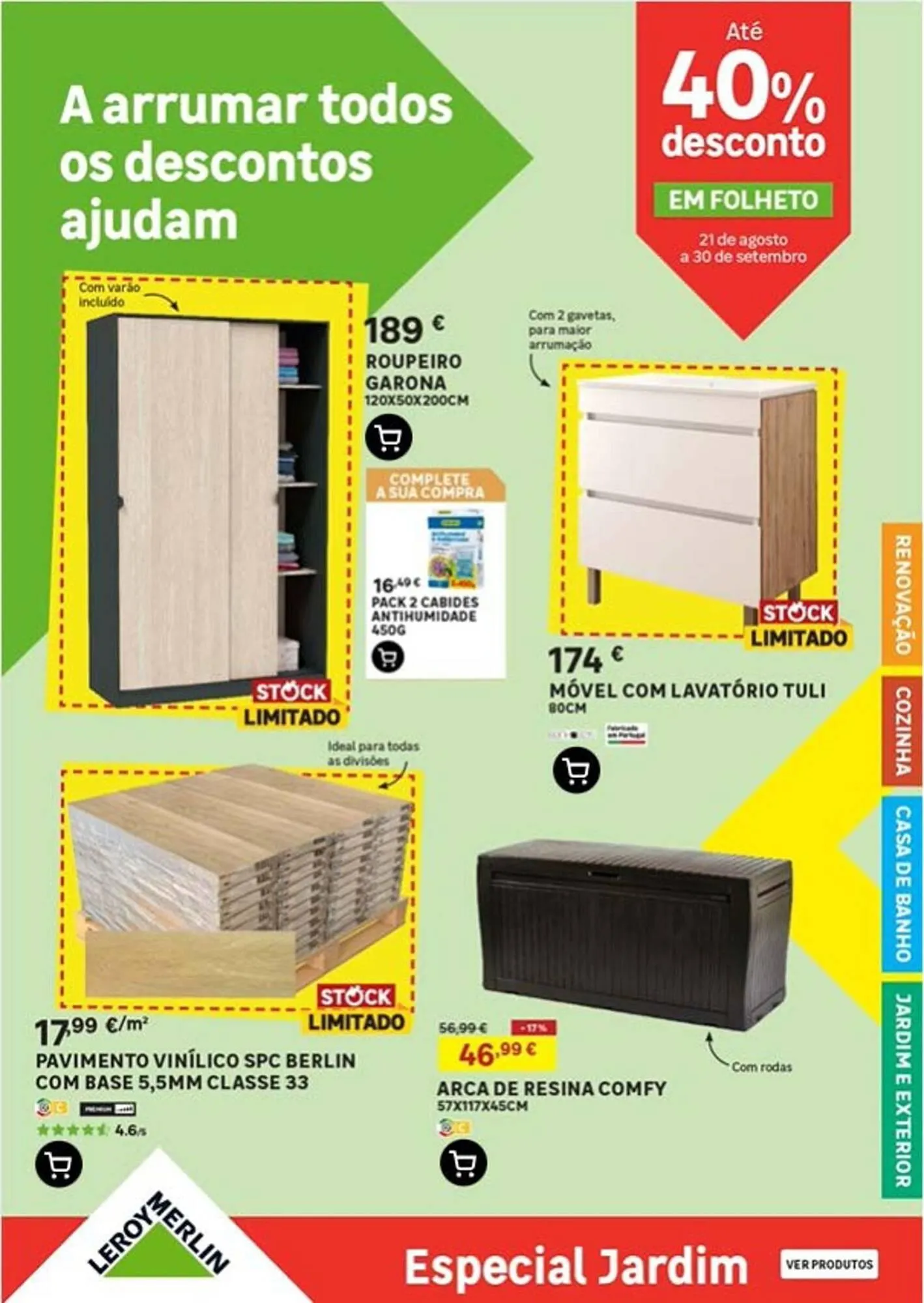 Folheto Folheto Leroy Merlin de 21 de agosto até 30 de setembro 2025 - Pagina 1