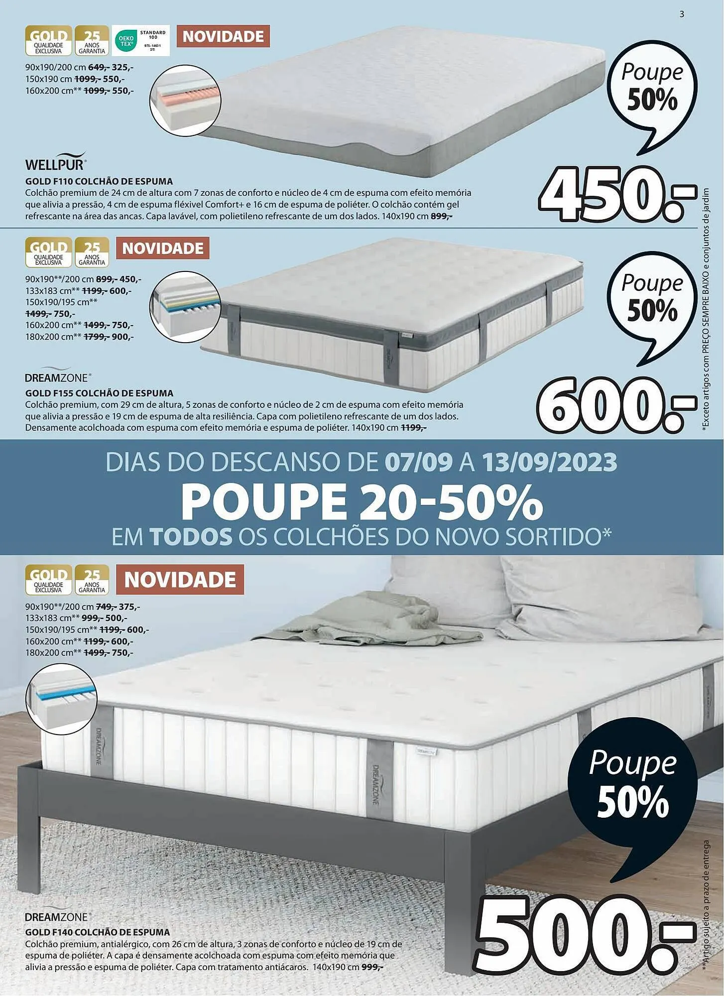 Folheto Folheto Jysk de 7 de setembro até 18 de outubro 2023 - Pagina 3