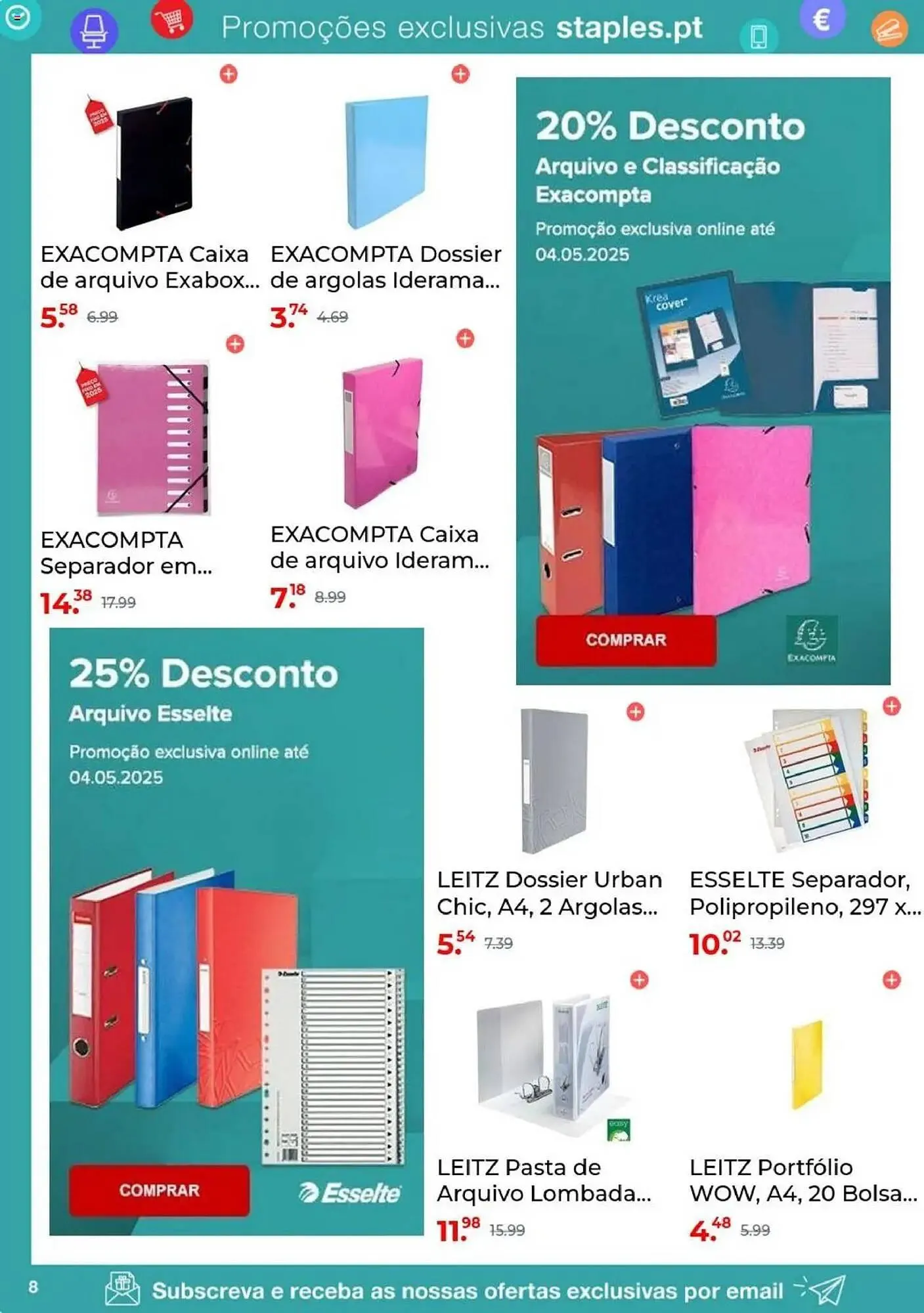 Folheto Folheto Staples de 9 de abril até 4 de maio 2025 - Pagina 2