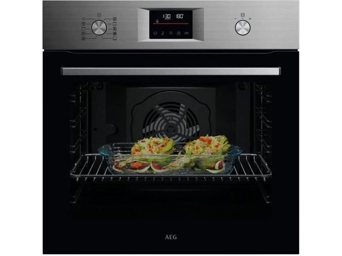 Forno AEG Multifunções TU5PB43SM SurroundCook® (72 L - 59.6 cm - Pirolítico -